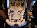 貓頭鷹（SAVILE）兒童安全座椅盧娜2汽車用0-12歲嬰兒寶寶i-Size認(rèn)證 Pink粉 曬單實(shí)拍圖