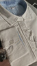 U.S. POLO ASSN.長(cháng)袖襯衫女純色防走光商務(wù)休閑純棉白襯衣春秋通勤翻領(lǐng)女外套上衣 曬單實(shí)拍圖