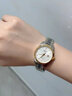 瑞士正品Longines浪琴女士手表全自動機(jī)械表防水夜光鑲鉆奢華女表 間金白面 30mm 送皮帶+手鏈 曬單實拍圖