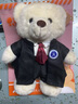 蜀黍家律師小熊毛絨玩偶仿真制服律師公仔玩具禮品形象卡通熊 職業(yè)小熊-律師 默認款 曬單實(shí)拍圖