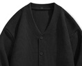 名創(chuàng)優(yōu)品（MINISO）男士毛衣開衫冬季保暖V領(lǐng)內(nèi)搭疊穿男裝秋季軟糯親膚針織外套男潮 【V領(lǐng)針織開衫】黑色 L /170(體重120-140斤) 曬單實拍圖