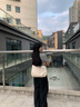 回力包包女韓版休閑大容量2025新款時(shí)尚百搭帆布單肩斜挎包質(zhì)感餃子包 白色【兔子掛件】 曬單實(shí)拍圖