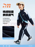 安踏兒童裝男童寶寶套裝女童2025秋小童針織兩件套潮A72539703 曬單實(shí)拍圖