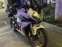 車蘭達二手春風450SR雙缸水冷450CC仿賽成人摩托車跑車  手續(xù)齊全可上牌 單搖臂白色 牌證齊全可上牌 曬單實拍圖