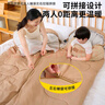 探險者（TAN XIAN ZHE）睡袋戶(hù)外隔臟睡袋成人加厚露營(yíng)睡袋登山防寒可拼接雙人四季通用 【2.3KG】連帽可拼接睡袋-暖沙色 曬單實(shí)拍圖