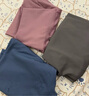 無(wú)印良品（MUJI）Walker 女式 易干 半長(zhǎng)收腿褲 BIG04A3S 打底褲 藍(lán)色 L 曬單實(shí)拍圖