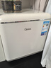 美的（Midea）46L 冰可可單門(mén)冰箱復古易嵌冷藏中小型家用宿舍家居租房家電 奶酪小方 BC-46MR 曬單實(shí)拍圖