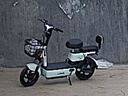 立馬【七夕禮物】電動自行車小叮當(dāng)70公里續(xù)航電動車48V20Ah鉛酸電池電瓶車LED透鏡大燈新國標(biāo)  青巖綠 曬單實拍圖