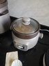 美的（Midea）電燉鍋電燉盅電砂鍋 陶瓷煲湯鍋燉湯鍋 燕窩燉盅煮粥鍋電煮鍋嬰兒輔食鍋 2L隔水快燉MD-DGE2056 曬單實(shí)拍圖