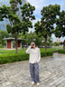 LAZY DAY TREND戶外立體裁剪撞色速干印花T恤女秋季休閑長(zhǎng)袖運(yùn)動(dòng)上衣潮 淺云灰 L 曬單實(shí)拍圖