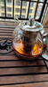 borunHOME  耐熱玻璃茶壺電陶爐電磁爐專用黑茶普洱煮茶壺?zé)畨嘏莶鑹靥撞?1000ML單壺 曬單實(shí)拍圖
