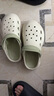 DMPD醫用手術(shù)室拖鞋男款夏季外穿2025新款厚底eva防滑防臭護士洞洞鞋 米綠【加厚軟底】 40-41 正碼（內長(cháng)255mm） 曬單實(shí)拍圖