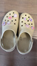 CROCS卡駱馳厚底云朵洞洞鞋|206750 骨白色-2Y2 37/38(240mm) 曬單實(shí)拍圖