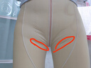 懷美一期塑身褲小腿大腿塑形褲7分束身褲美體抽吸平脂術(shù)后塑腿褲 膚色 M 曬單實(shí)拍圖
