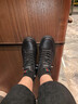 奧康（Aokang）男鞋休閑鞋子男款厚底板鞋男士皮鞋2025冬季新款潮流百搭黑色潮鞋 黑色 40 曬單實(shí)拍圖