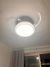 惠普普瑞護(hù)眼LED隱形扇葉餐廳遙控調(diào)光一體吊扇風(fēng)扇燈中山燈具包安裝 曬單實(shí)拍圖