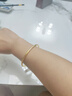 六福珠寶七夕禮物 八方來財黃金手鐲福滿傳家足金素圈 計價 58mm-約8.88克 曬單實拍圖