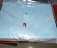 夢(mèng)特嬌（MONTAGUT）夏季男士Polo衫含桑蠶絲商務(wù)刺繡休閑百搭T恤 湖藍 52  曬單實(shí)拍圖