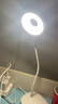 美的（Midea）LED便攜充電小臺燈書(shū)桌學(xué)習閱讀燈學(xué)生學(xué)習宿舍臥室床頭燈家用 曬單實(shí)拍圖