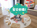 戴維貝拉（DAVE＆BELLA）夏裝男童短袖紳士套裝寶寶正裝2件套背帶褲套裝DB13370白色90cm 曬單實(shí)拍圖