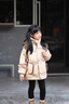 G.DUCKKIDS童裝女童羽絨服冬季白鴨絨兒童外套中大童冬裝加厚印花面包服女孩 灰色 150 建議140-150cm11-12歲cm 曬單實(shí)拍圖