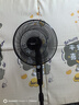美的（Midea）電風(fēng)扇 家用風(fēng)扇 落地扇 7葉遠距強風(fēng)電扇 立式輕音節能可定時(shí)降溫 黑色機械款 【風(fēng)速309m/min】超級單品 曬單實(shí)拍圖