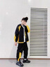 G.duck童裝男童秋裝套裝兒童衣服中大童春秋款防風(fēng)外套兩件套男孩運動(dòng)裝 黃色 160 建議150-160cm12-13歲cm 曬單實(shí)拍圖