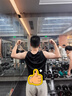 迪卡儂短袖速干衣男訓練寬松半袖上衣運動(dòng)t恤男RUNM25013925黑色T恤XL 曬單實(shí)拍圖