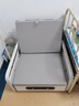 昱翔媛折疊沙發(fā)床一體兩用2025新款貓抓布單人多功能沙發(fā)床客廳小戶(hù)型 【熱銷(xiāo)款】90cm海綿款（靠背可調節）【太空灰】 曬單實(shí)拍圖