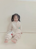 淳眠彩棉恒溫寶寶睡袋嬰兒春秋季純棉兒童防踢被子神器中大童分腿秋冬 冬季加厚(0-15℃)棕彩棉小貓-帶腳套 XXL碼（穿到身高126cm）5-8歲 曬單實(shí)拍圖