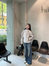 Teenie Weenie小熊女裝外套2025冬季新款休閑戶外簡約寬松連帽上衣 淺卡其色 S 曬單實拍圖