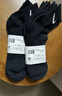 耐克（NIKE） 速干訓練短襪子（3雙） EVERYDAY LIGHTWEIGHT SX7677-010 L 曬單實(shí)拍圖