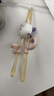 babycare兒童筷子學(xué)習訓練筷P(guān)PSU材質(zhì)虎口寶寶輔助筷-西高地歐泊粉 曬單實(shí)拍圖