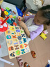 煦凜德國數字認知板3-6歲兒童益智玩具英文字母拼圖積木配對啟蒙教具 數字積木拼板 曬單實(shí)拍圖