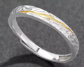 中國(guó)黃金（CHINA GOLD）999純銀丁達(dá)爾戒指素圈輕奢小眾開(kāi)口戒男女款高級(jí)感送男友送女友 【免費(fèi)刻字/賀卡/證書】丁達(dá)爾戒指*男款 曬單實(shí)拍圖