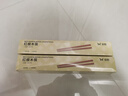 雙槍紅檀木筷子天然抗菌木筷 家用實木無漆無蠟筷子餐具套裝10雙 曬單實拍圖