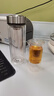 teastone竹節杯玻璃茶杯高硼硅水杯家用耐高溫深端150ml淺端80ml教師節 曬單實(shí)拍圖