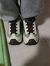 探路者（TOREAD）專(zhuān)款 兒童運(yùn)動(dòng)鞋男女中大童鞋秋冬季款減震紐扣跑鞋 米色綠色 33 曬單實(shí)拍圖