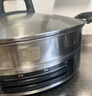 利仁（Liven）電餅鐺家庭用電煎鍋304不銹鋼0涂層電餅檔30cm加大55mm加深三明治鍋早餐機DJG-J3265 曬單實(shí)拍圖