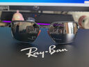 雷朋（RayBan）法拉利聯(lián)名款太陽(yáng)鏡全框眼鏡方形墨鏡0RB3743M禮物禮物 F1035J黑色框灰色鏡面偏光鏡片 尺寸58 曬單實(shí)拍圖