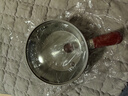 不銹鋼加厚多功能泡面鍋迷你小炒鍋小肥湯鍋沙拉碗胡桃木色手柄 鋼本色 14cm 加厚迷你小炒鍋小肥湯鍋【帶蓋】 曬單實(shí)拍圖