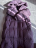 千仞崗【丁禹兮同款】2025冬季新款羽絨服鵝絨男女同款防寒服Y318179Y 西梅紫 XS (155) 【推薦110斤以下】 曬單實(shí)拍圖