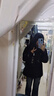 雅鹿短款羽絨服2025新款冬季純色百搭可拆卸帽面包服小個(gè)子冬裝外套 星空黑 【滿(mǎn)背石墨烯 科技蓄熱】 M (160) 建議105-120斤 曬單實(shí)拍圖