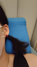 曼禾S999足銀耳釘女士朱砂耳環(huán)女2025年新款耳飾老婆生日禮物送女朋友 曬單實(shí)拍圖