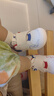 卡特兔寶寶學(xué)步鞋秋季小K盾機(jī)能鞋男女童寶寶幼兒園小白鞋嬰兒鞋X3CE016 曬單實(shí)拍圖