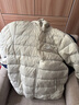 asics亞瑟士童裝25年冬季兒童柔軟舒適三防輕薄保暖羽絨服【高充絨量】 奶白色 清潔度1000-鴨絨 170 充絨量109.2g 曬單實拍圖