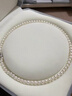 新款老銀鳯祥淡水珍珠項鏈紹興諸暨特產(chǎn)鎖骨鏈全珠鏈正圓強光送媽 6-7正圓強光幾乎無(wú)瑕 【精品】 43cm 曬單實(shí)拍圖