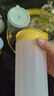 北格牛奶杯外帶上班早餐杯家用隨手杯可微波爐密封豆漿耐高溫熱飲水杯 米白色350ml+檸檬黃350ml 曬單實(shí)拍圖