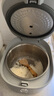 美的（Midea）電飯煲0涂層電飯鍋5L大容量316L不銹鋼內膽4-5人無(wú)涂層家用多功能微壓電飯煲MB-RE576S 曬單實(shí)拍圖