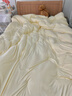 艾美家棉花糖奶油被吸濕透氣被子被芯四季通用單雙人春秋被保暖被可水洗 奶油被 200*230cm 冬被 曬單實(shí)拍圖